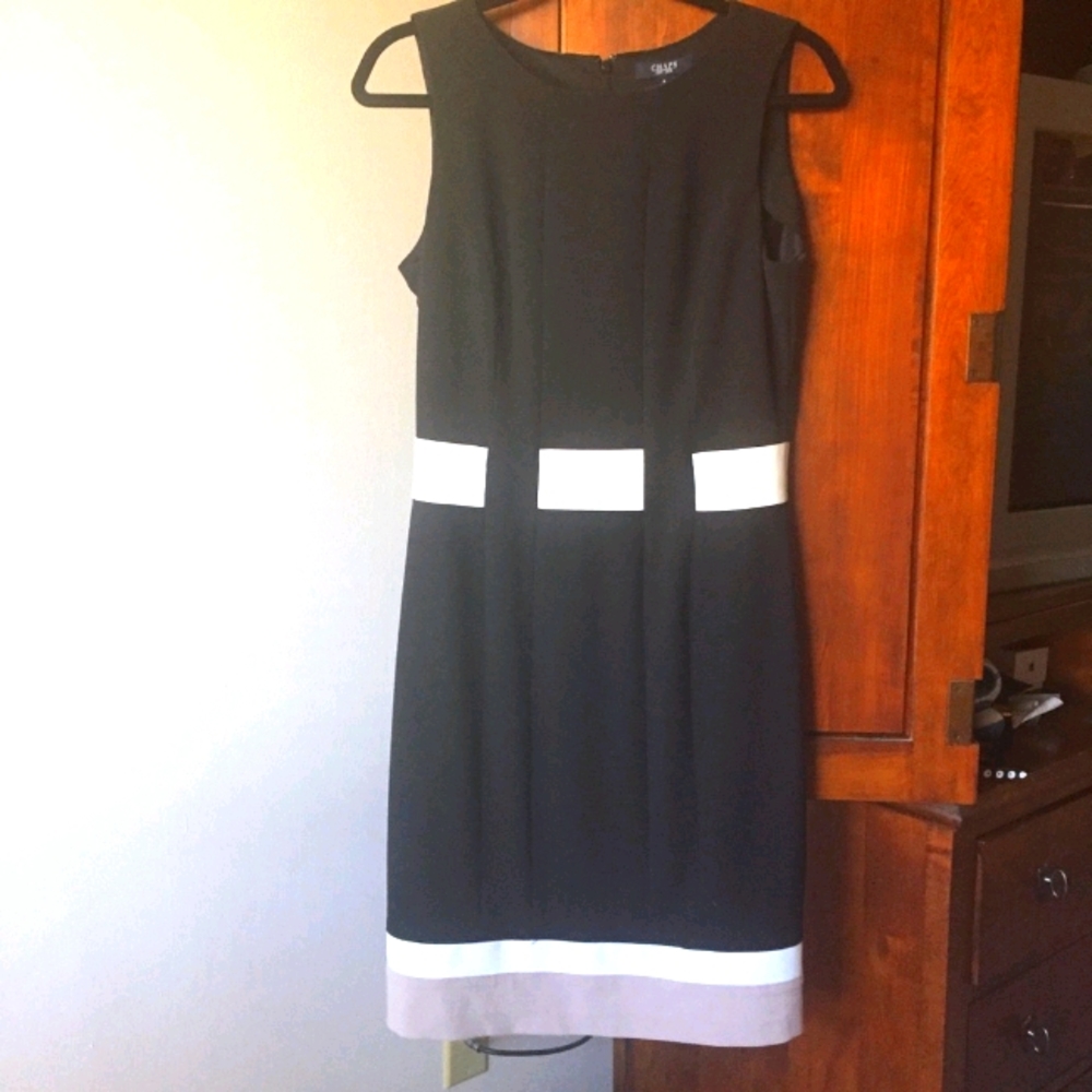 🎉🌺Chaps black dress. Size 8 🌺🎉 - Picture 2 of 4